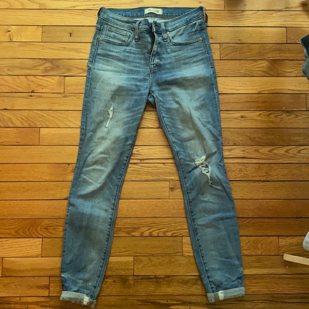 Madewell Light-Wash 9” Hi-Rise Skinny Size 26
